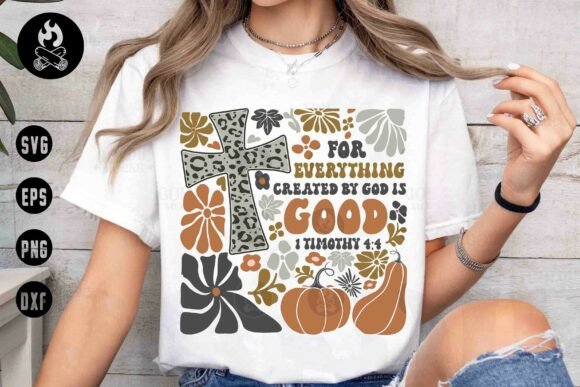 Christian Fall SVG for T-Shirt Designs & Graphics