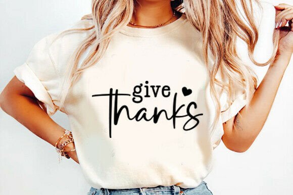 Give Thanks SVG: A Fall Christian Graphic for T-Shirt Designs