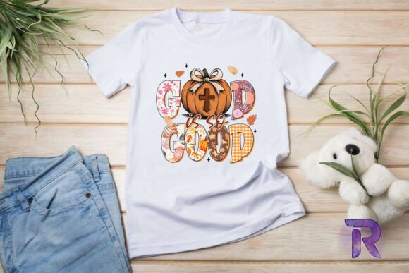 God Is So Good Jesus Fall Season PNG Graphics for T‑Shirt Designs