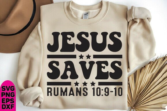 Jesus Saves Graphics for T-Shirt Designs & Branding