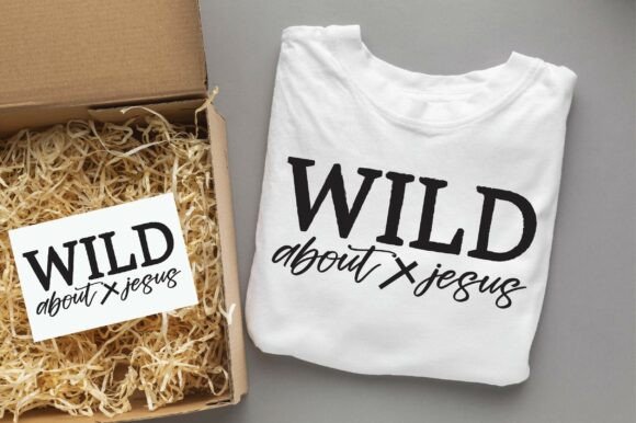 Wild About Jesus SVG: Faith-Based Graphics for T-Shirt Designs